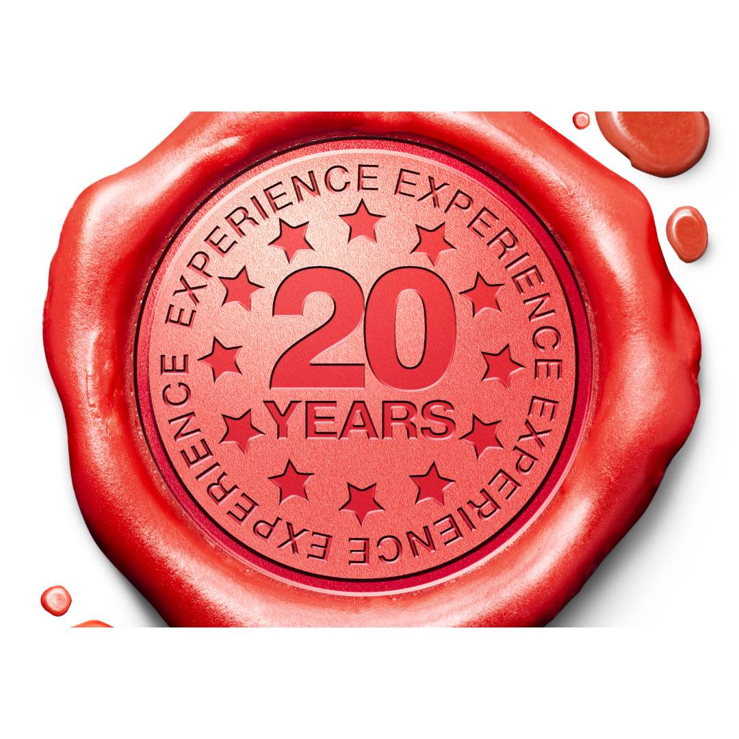 mehr als 20 Jahre Erfahrung